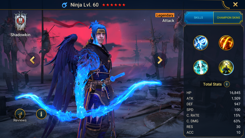 Champion Guide Ninja RAID Shadow Legends
