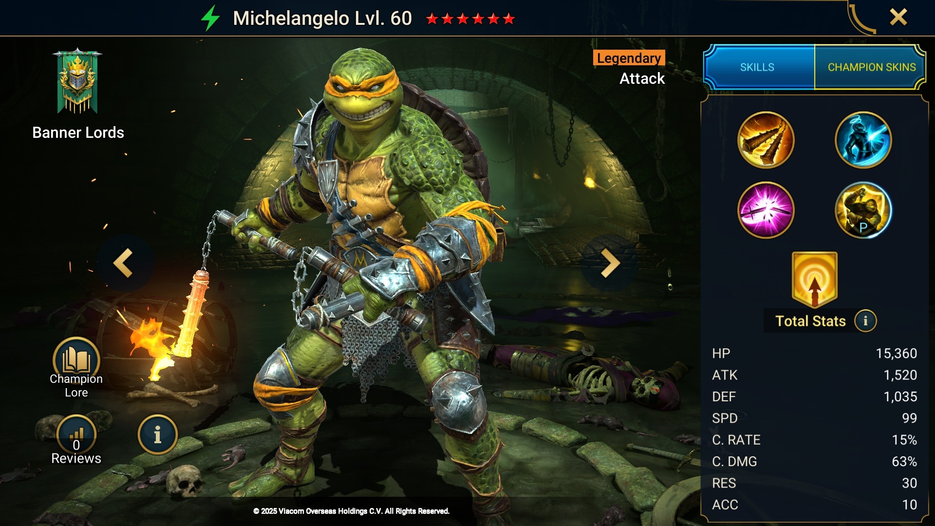 Meet the champion: Michelangelo
