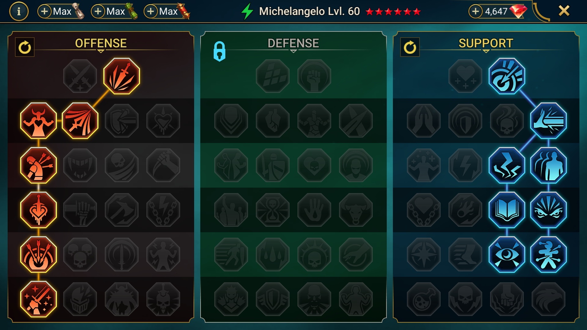 Michelangelo - Masteries